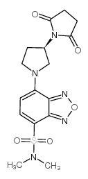 (R)-(-)-DBD-Py-NCS[=(R)-(-)-4-(N,N-二甲氨基磺酰基)-7-(3-异硫氰酸基四氢吡咯-1-基)-2,1,3-苯并恶二唑][用于高效液相色谱标记]
