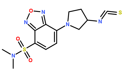 (S)-(+)-4-(N,N-二甲氨基磺酰)-7-(3-异硫氰酸基吡咯烷-1-基)-2,1,3-苯并恶二唑