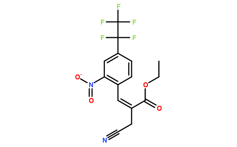 (E)-ethyl 2-(cyanoMethyl)-3-(2-nitro-4-(perfluoroethyl)phenyl)acrylate