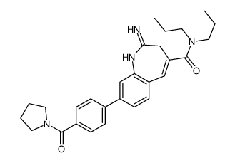 2-amino-N,N-dipropyl-8-[4-(pyrrolidine-1-carbonyl)phenyl]-3H-1-benzazepine-4-carboxamide