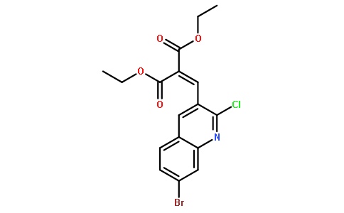 diethyl 2-[(7-bromo-2-chloroquinolin-3-yl)methylidene]propanedioate