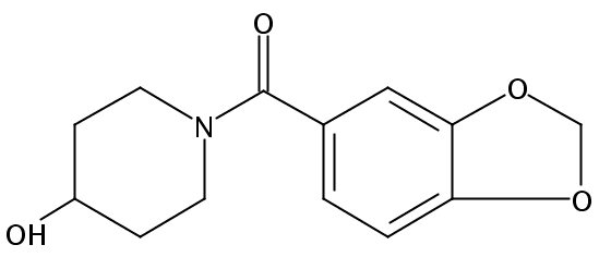 Benzo[d][1,3]dioxol-5-yl(4-hydroxypiperidin-1-yl)methanone