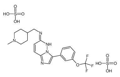 N-[(1-甲基-4-哌啶基)甲基]-3-[3-(三氟甲氧基)苯基]咪唑并[1,2-B]哒嗪-6-胺硫酸盐