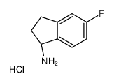 (1R)-5-fluoro-2,3-dihydro-1H-inden-1-amine,hydrochloride
