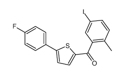 (5-(4-氟苯基)噻吩-2-基)(5-碘-2-甲基苯基)甲酮