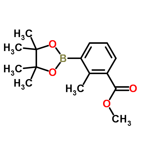 2-甲基-3-(4,4,5,5-四甲基-1,3,2-二噁硼烷-2-基)苯甲酸甲酯