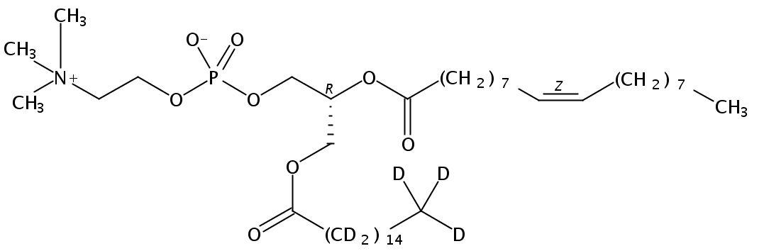 1-palmitoyl-d31-2-oleoyl-sn-glycero-3-phosphocholine
