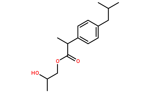 2-Hydroxypropyl 2-(4-isobutylphenyl)propanoate