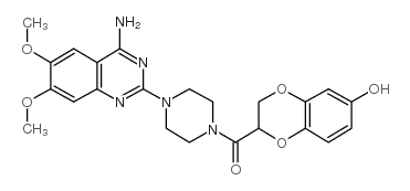 [4-(4-amino-6,7-dimethoxyquinazolin-2-yl)piperazin-1-yl]-(6-hydroxy-2,3-dihydro-1,4-benzodioxin-3-yl)methanone