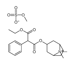 3-[(3-Ethoxy-3-oxo-2-phenylpropanoyl)oxy]-8,8-dimethyl-8-azoniabi cyclo[3.2.1]octane methyl sulfate