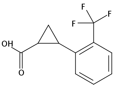 2-(2-(Trifluoromethyl)phenyl)cyclopropanecarboxylic acid