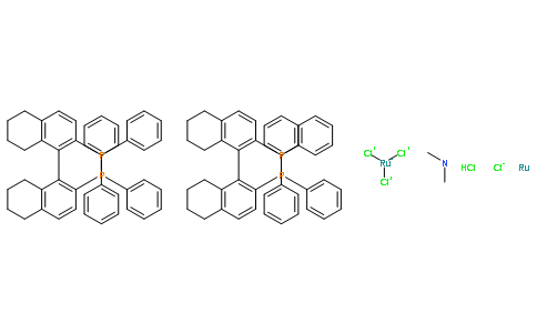 Dimethylammonium dichlorotri(μ-chloro)bis[(R)-(+)-2,2'-bis(diphenylphosphino)-5,5',6,6',7,7',8,8'-octahydro-1,1'-binaphthyl]diru
