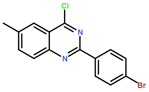 2-(4-溴苯基)-4-氯-6-甲基喹唑啉