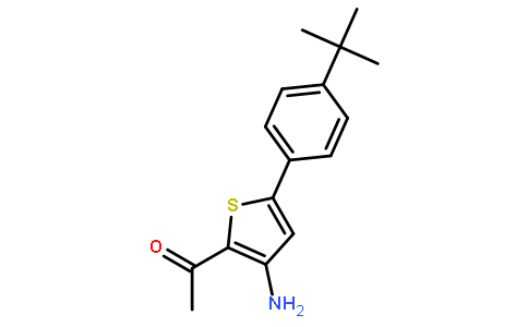 2-乙酰基-3-氨基-5-(4-叔丁苯基)噻吩