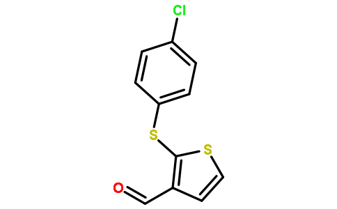 2-[(4-氯苯基)硫代]噻吩-3-甲醛