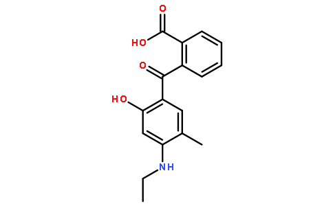 2-(4-(乙基氨基)-2-羟基-5-甲基苯甲酰基)苯甲酸