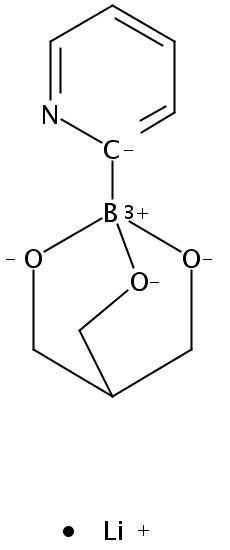 Lithium 1-(pyridin-2-yl)-2,6,7-trioxa-1-borabicyclo[2.2.2]octan-1-uide