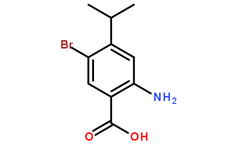 2-氨基-4-异丙基-5-溴苯甲酸