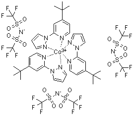 三[4-叔丁基-2-(1H-吡唑-1-基)吡啶]钴 三（1,1,1-三氟-N-[(三氟甲基)磺酰基]甲烷磺酰胺盐）