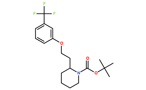 1-BOC-2-(2-(3-三氟甲基苯氧基)乙基)哌啶
