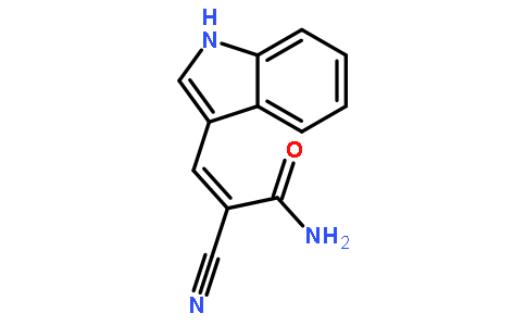 2-cyano-3-(1H-indol-3-yl)prop-2-enamide