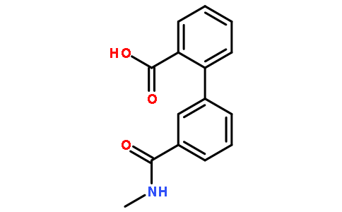 3-(甲基氨基甲酰)-[1,1-聯(lián)苯]-2-羧酸