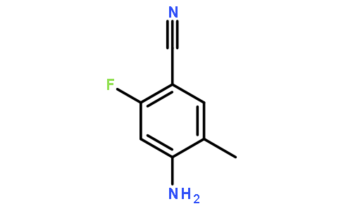 2-氟-4-氨基-5-甲基苯甲腈