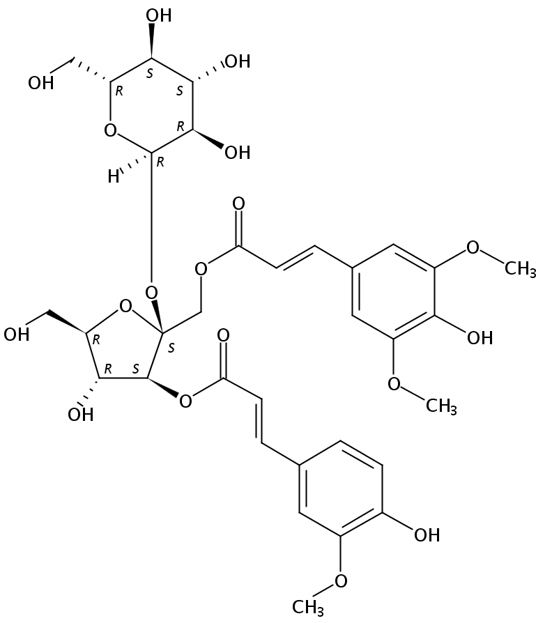 3-阿魏酸酯-1-芥子酰基蔗糖