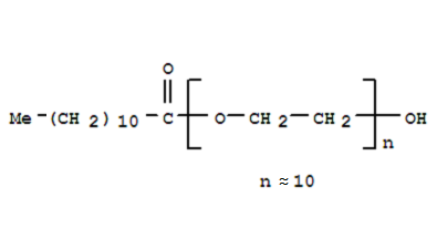 聚乙二醇单月桂酸酯n≈10
