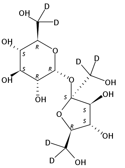 Sucrose-1,1,6,6,6’,6’-d6
