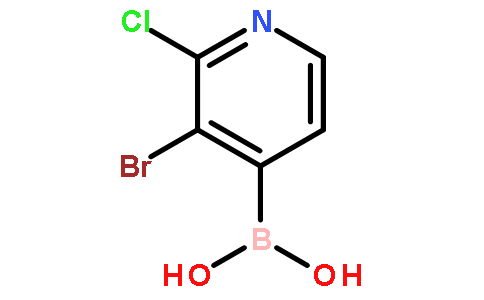3-溴-2-氯吡啶-4-硼酸
