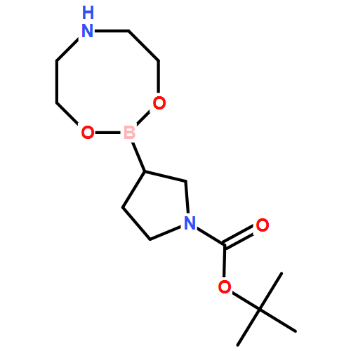 N-叔丁氧羰基-吡咯烷-3-硼酸二乙醇胺酯