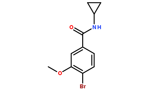 N-环丙基-4-溴-3-甲氧基苯甲酰胺