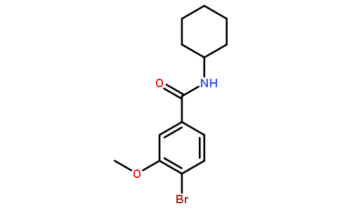 N-环己基 4-溴-3-甲氧基苯甲酰胺