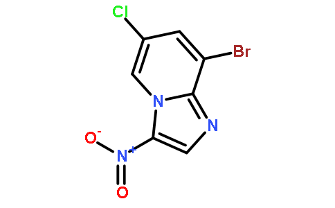 8-溴-6-氯-3-硝基咪唑并[1,2-a]吡啶