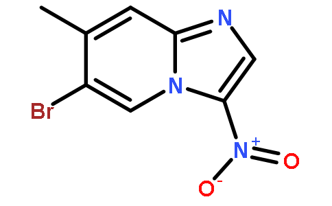6-溴-7-甲基-3-硝基咪唑并[1,2-a]吡啶
