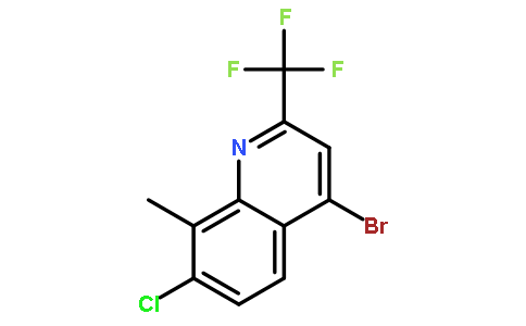 4-溴-7-氯-8-甲基-2-(三氟甲基)喹啉