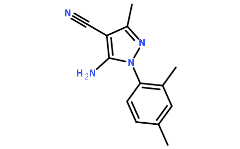 5-氨基-4-氰基-1-(2,4-二甲基苯基)-3-甲基吡唑
