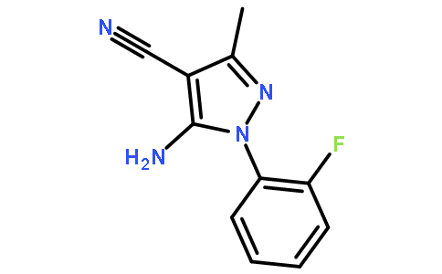 5-氨基-4-氰基-1-(2-氟苯基)-3-甲基吡唑