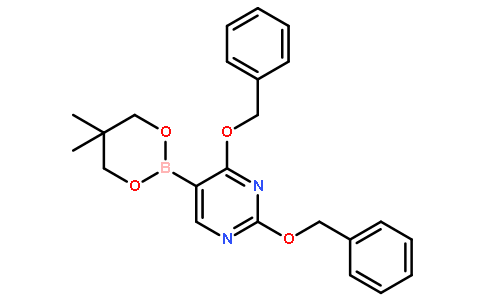2,4-联苄氧基嘧啶-5-硼酸新戊二醇酯