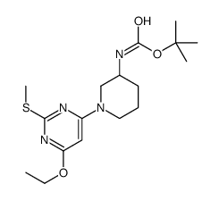 tert-Butyl (1-(6-ethoxy-2-(methylthio)pyrimidin-4-yl)piperidin-3-yl)carbamate