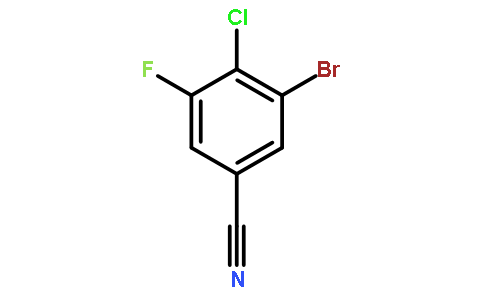 3-Bromo-4-chloro-5-fluorobenzonitrile