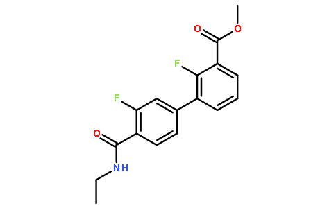 4-(乙基氨基甲酰)-2,3-二氟-[1,1-聯(lián)苯]-3-羧酸甲酯