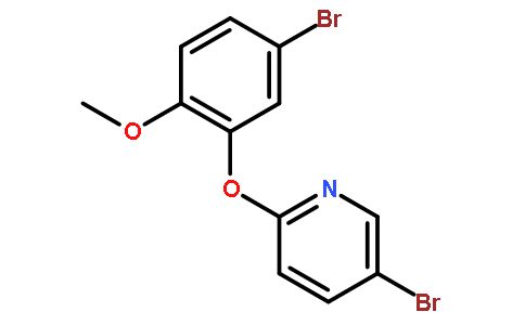 5-溴-2-(5-溴-2-甲氧基苯氧基)吡啶