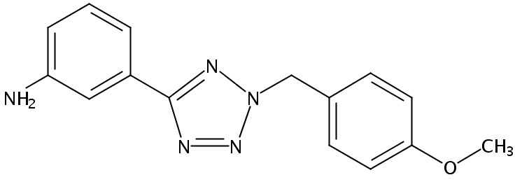 • Benzenamine, 3-[2-[(4-methoxyphenyl)methyl]-2H-tetrazol-5-yl]-
