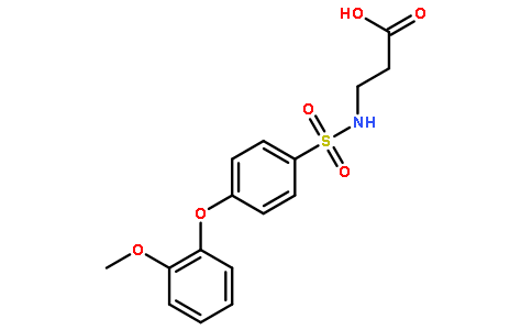 N-{[4-(2-Methoxyphenoxy)phenyl]sulfonyl}-β-alanine