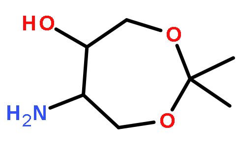 反式 5-氨基-6-羟基-2,2-二甲基-1,3-二氧杂环庚烷
