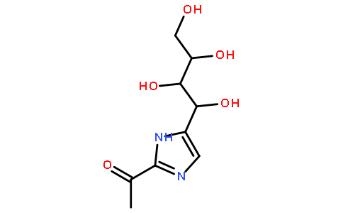 1-[4-(1,2,3,4-四羟基丁基)-1H-咪唑-2-基]乙酮