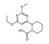 1-(6-Ethoxy-2-(methylthio)pyrimidin-4-yl)piperidine-2-carboxylic acid