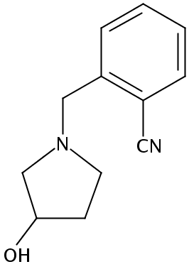 2-((3-Hydroxypyrrolidin-1-yl)methyl)benzonitrile